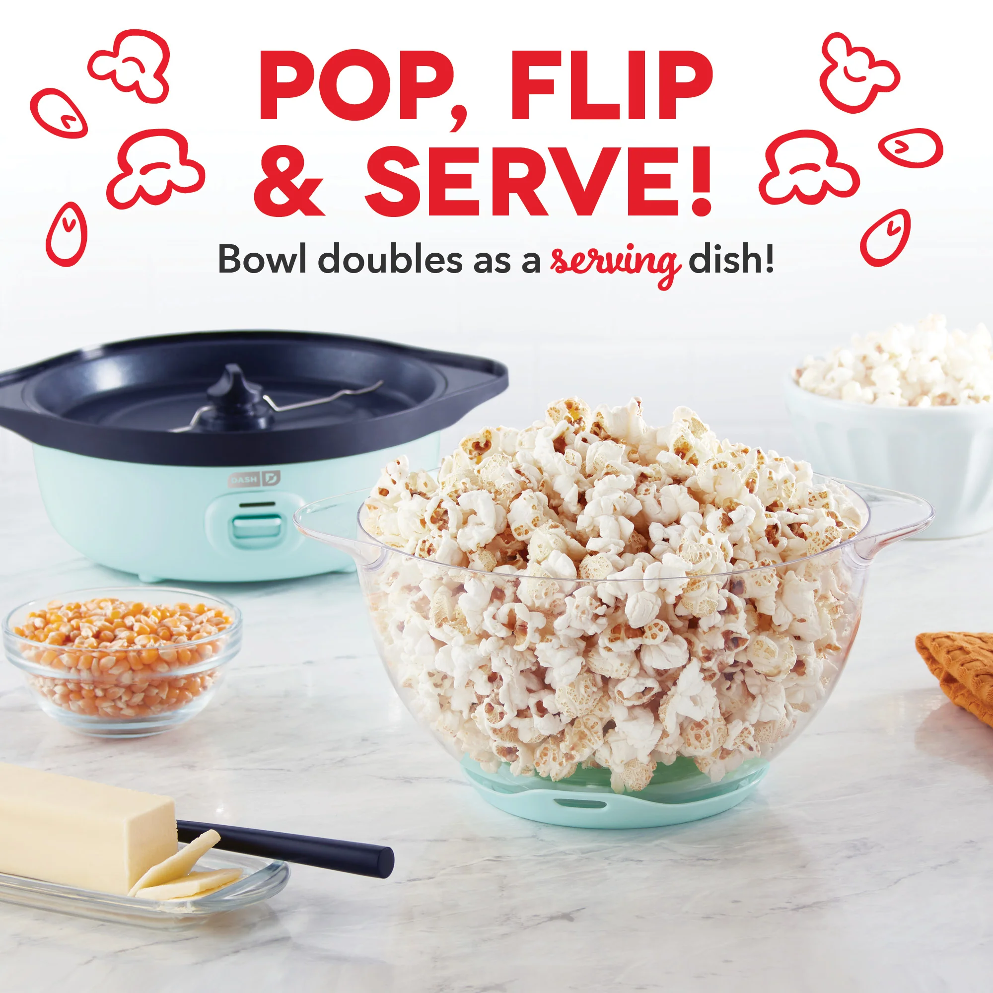 SmartStore® Stirring Popcorn Maker, 3Qt - Image 9