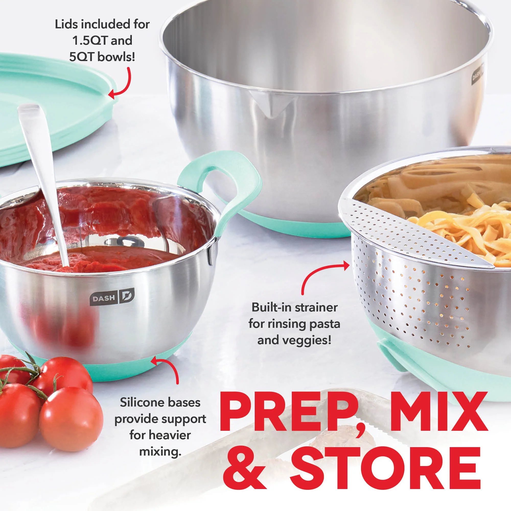 Stainless Steel Mixing Bowls - Image 2
