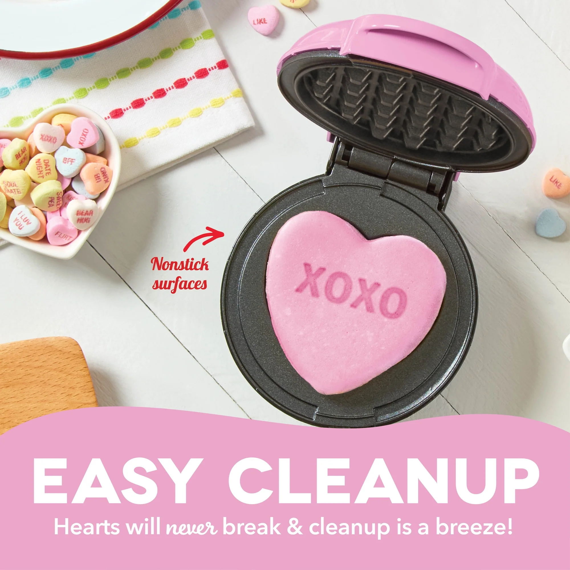 Dash x Sweethearts® Mini Waffle Maker - Image 12