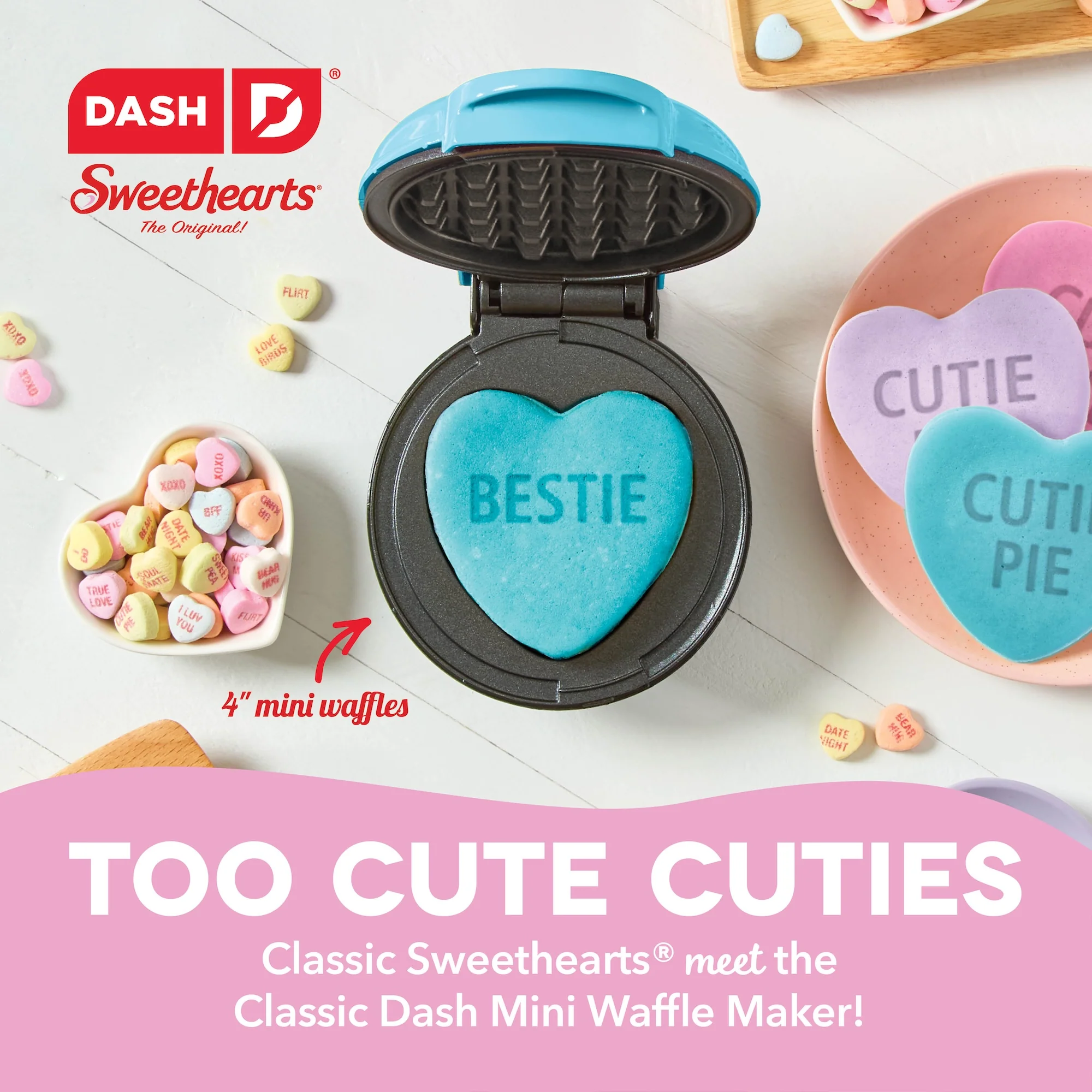 Dash x Sweethearts® Mini Waffle Maker - Image 16