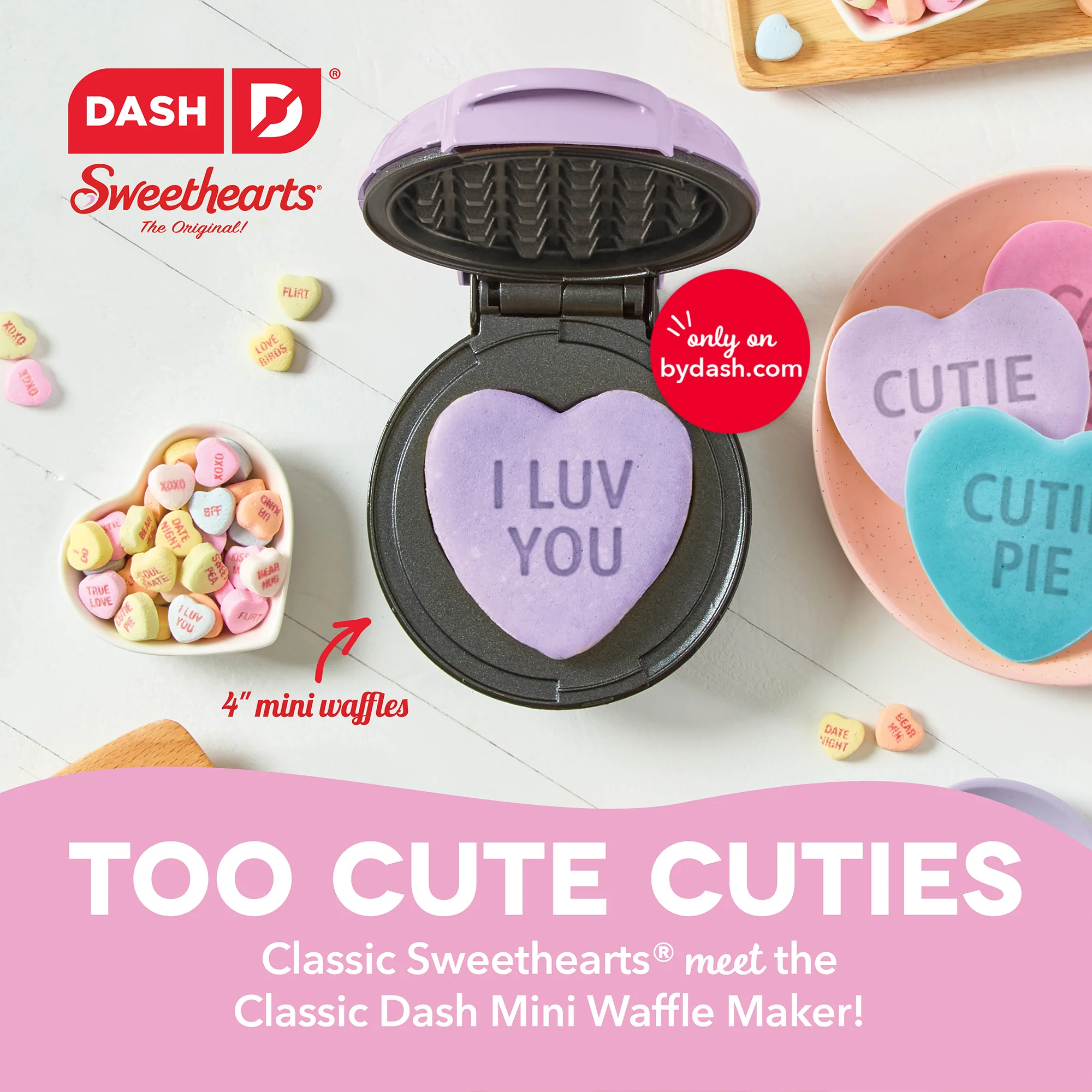 Dash x Sweethearts® Mini Waffle Maker - Image 24