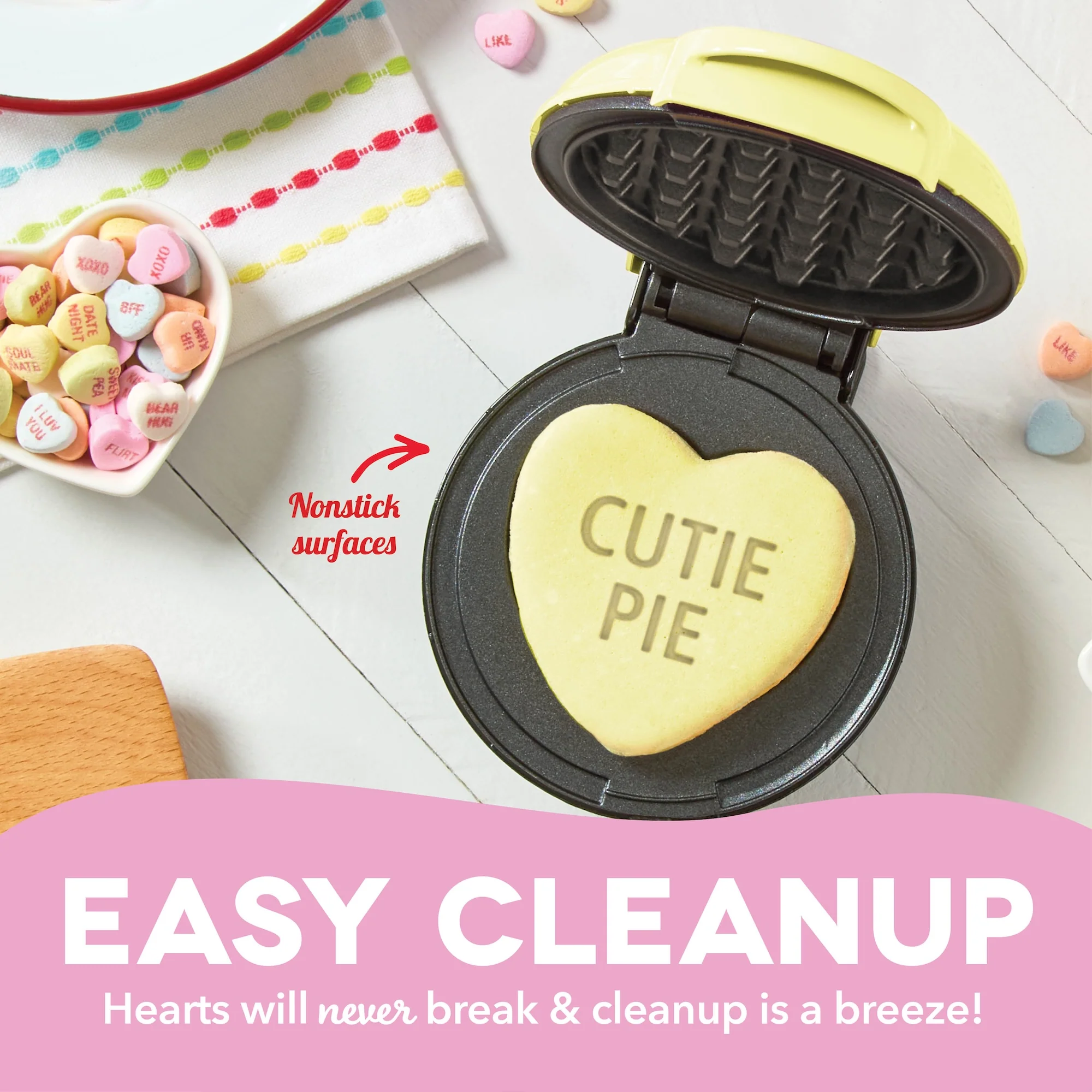 Dash x Sweethearts® Mini Waffle Maker - Image 5