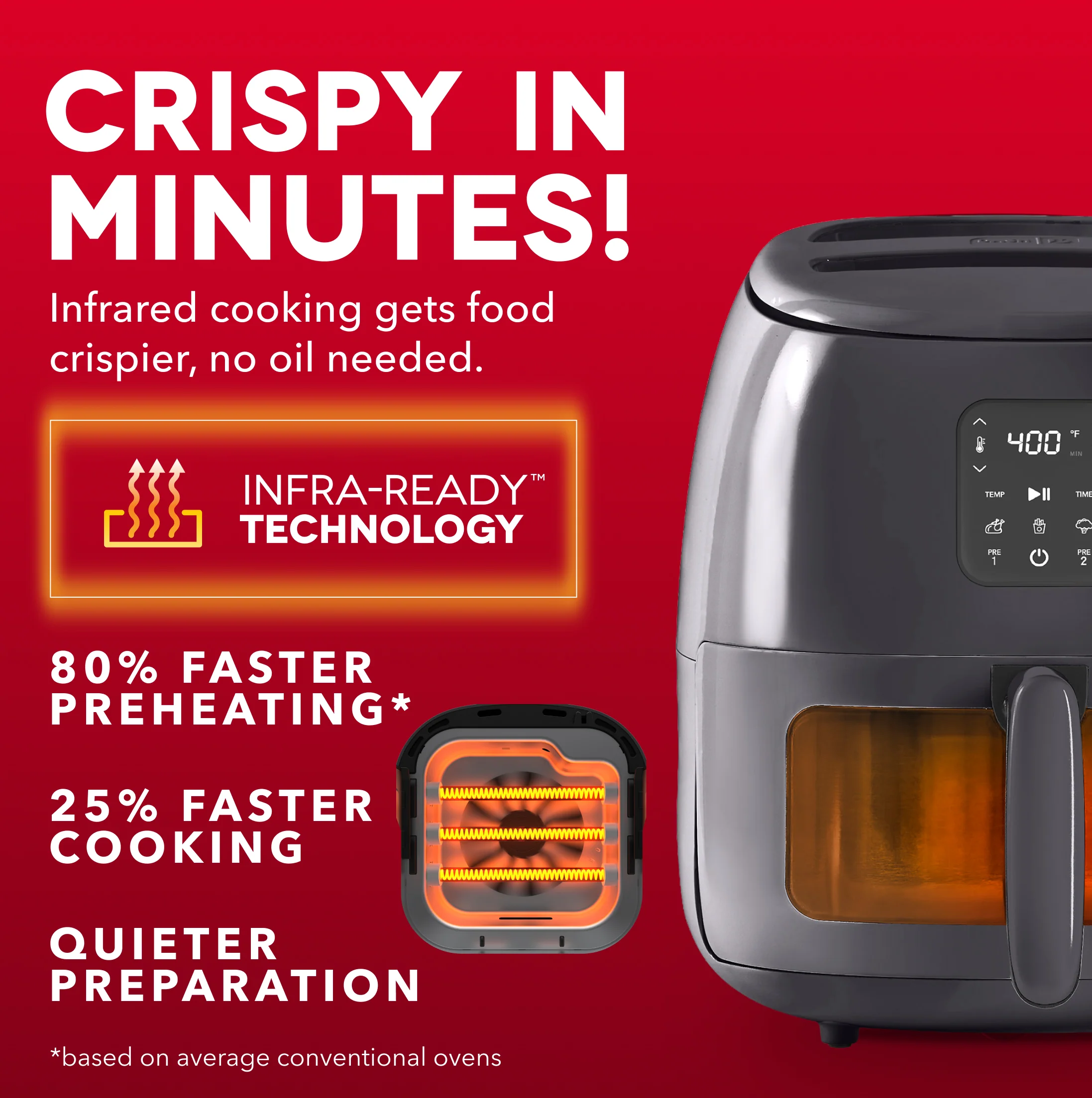 Tasti-Crisp™ Infrared Digital Air Fryer - Image 11