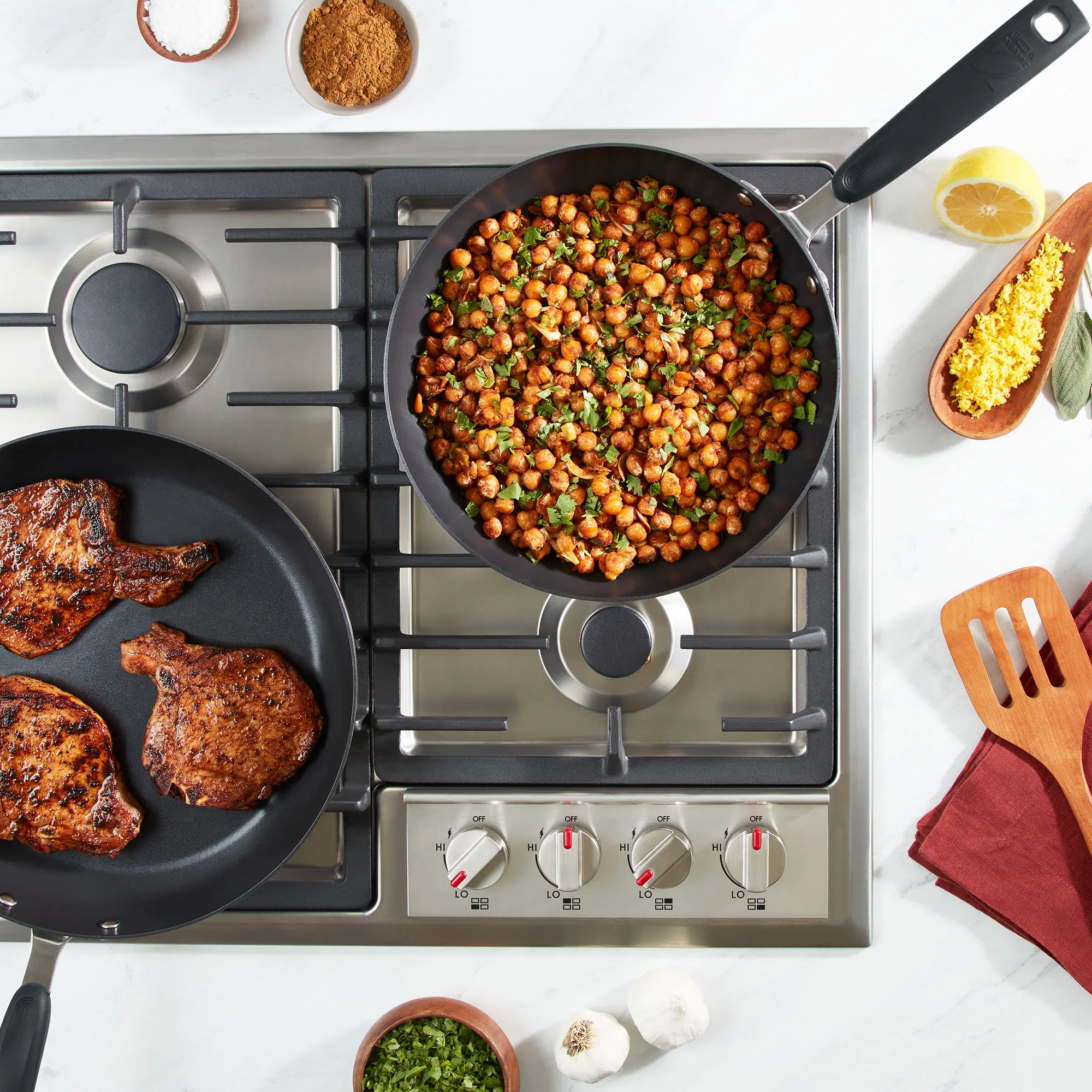 TruPro™ 10" and 12" Stainless Steel Fry Pan Set - Image 10