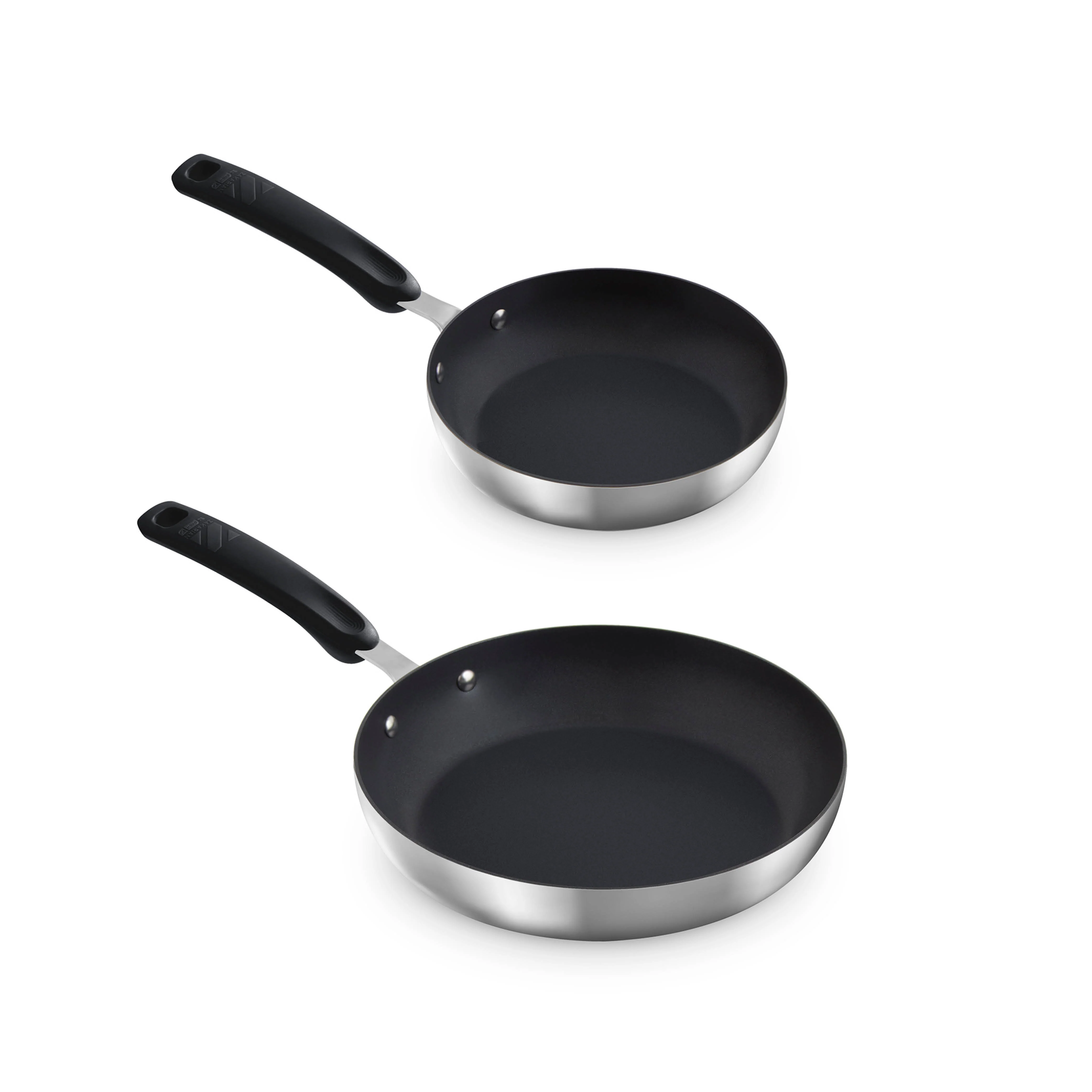 TruPro Stainless Steel Fry Pan Set - 8" 10" - Image 8