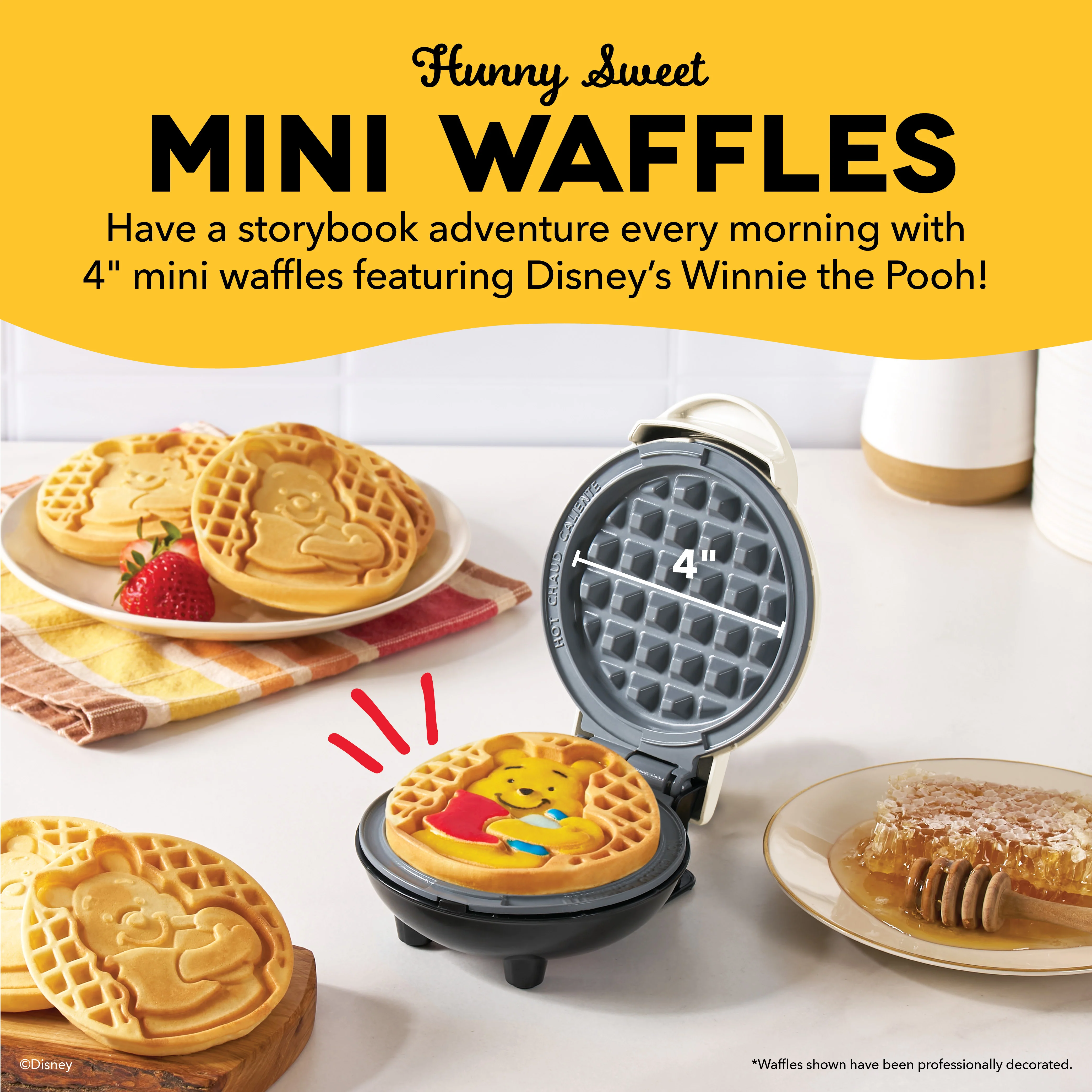 Winnie the Pooh Mini Waffle Maker - Image 2