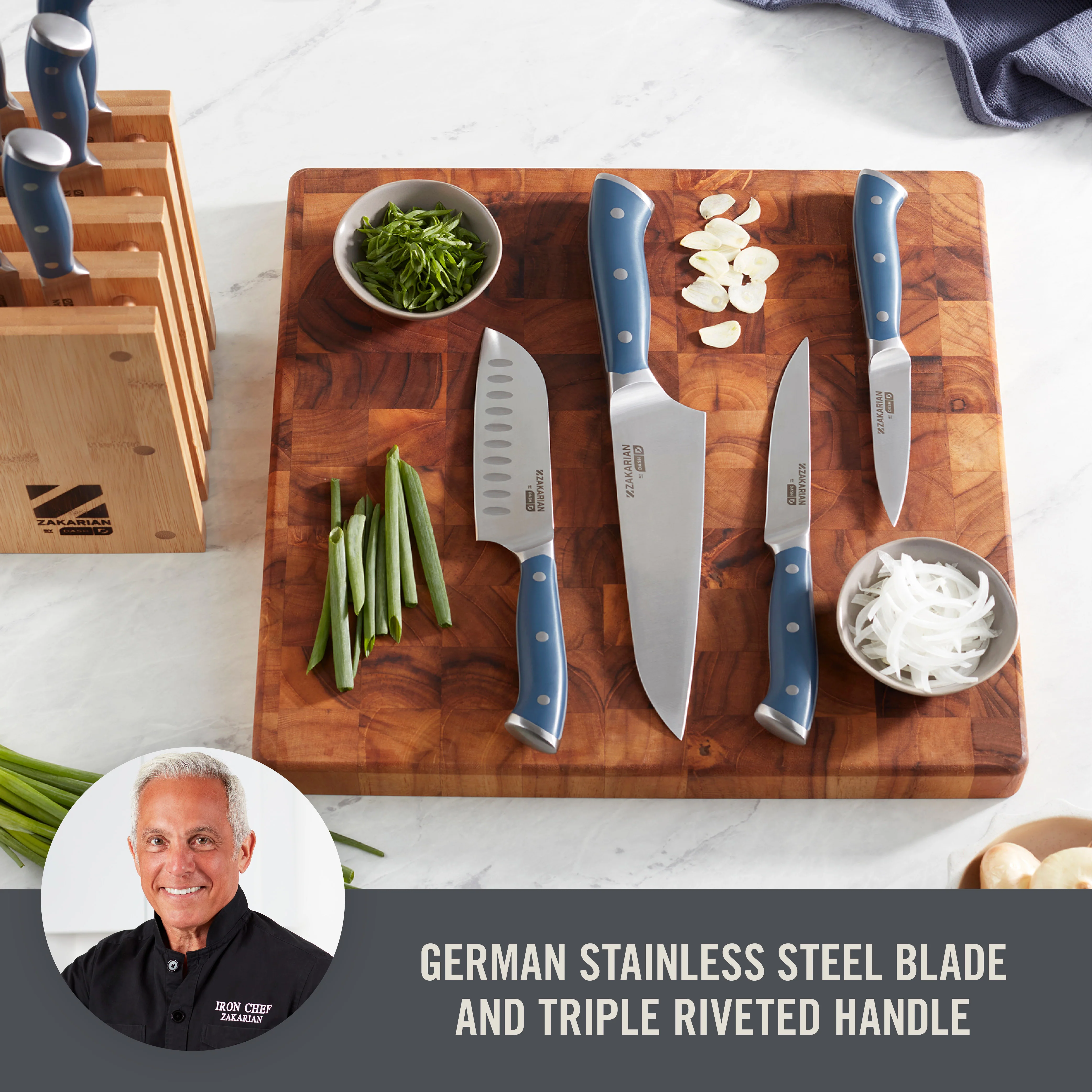 Zakarian by Dash 11 pc. Knife Block Set - Image 8