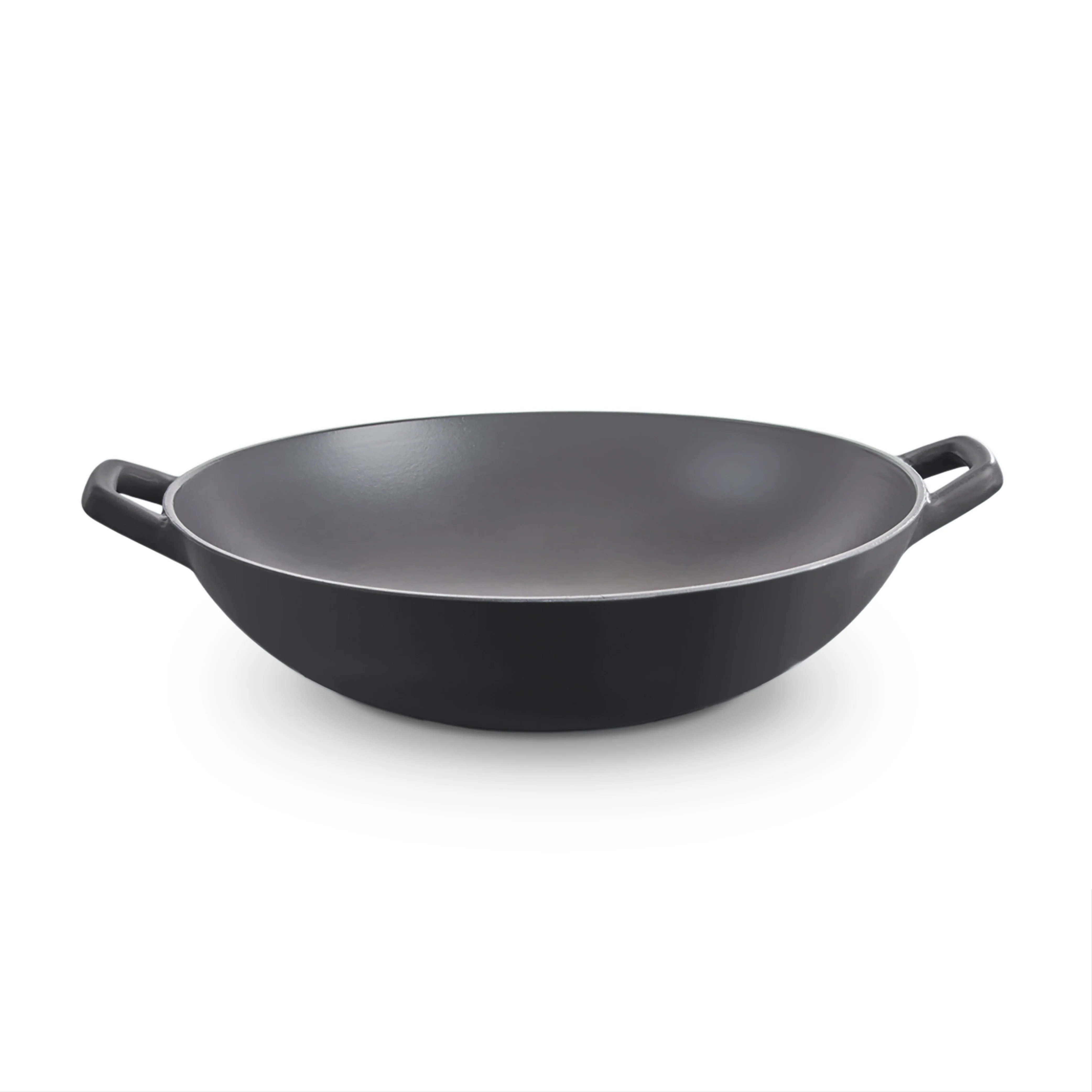 14" Nonstick Cast Iron Wok - Image 2
