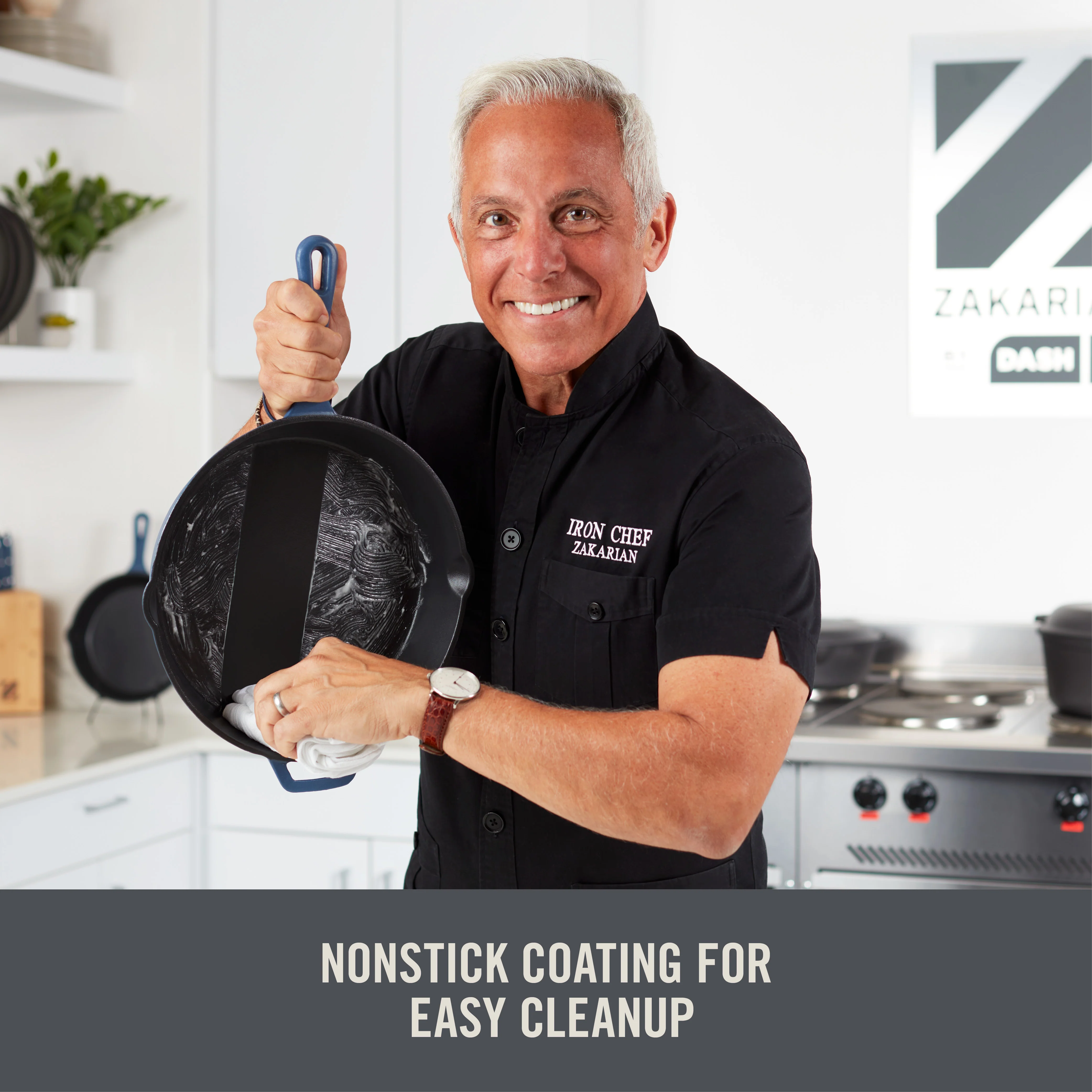14" Nonstick Cast Iron Wok - Image 23