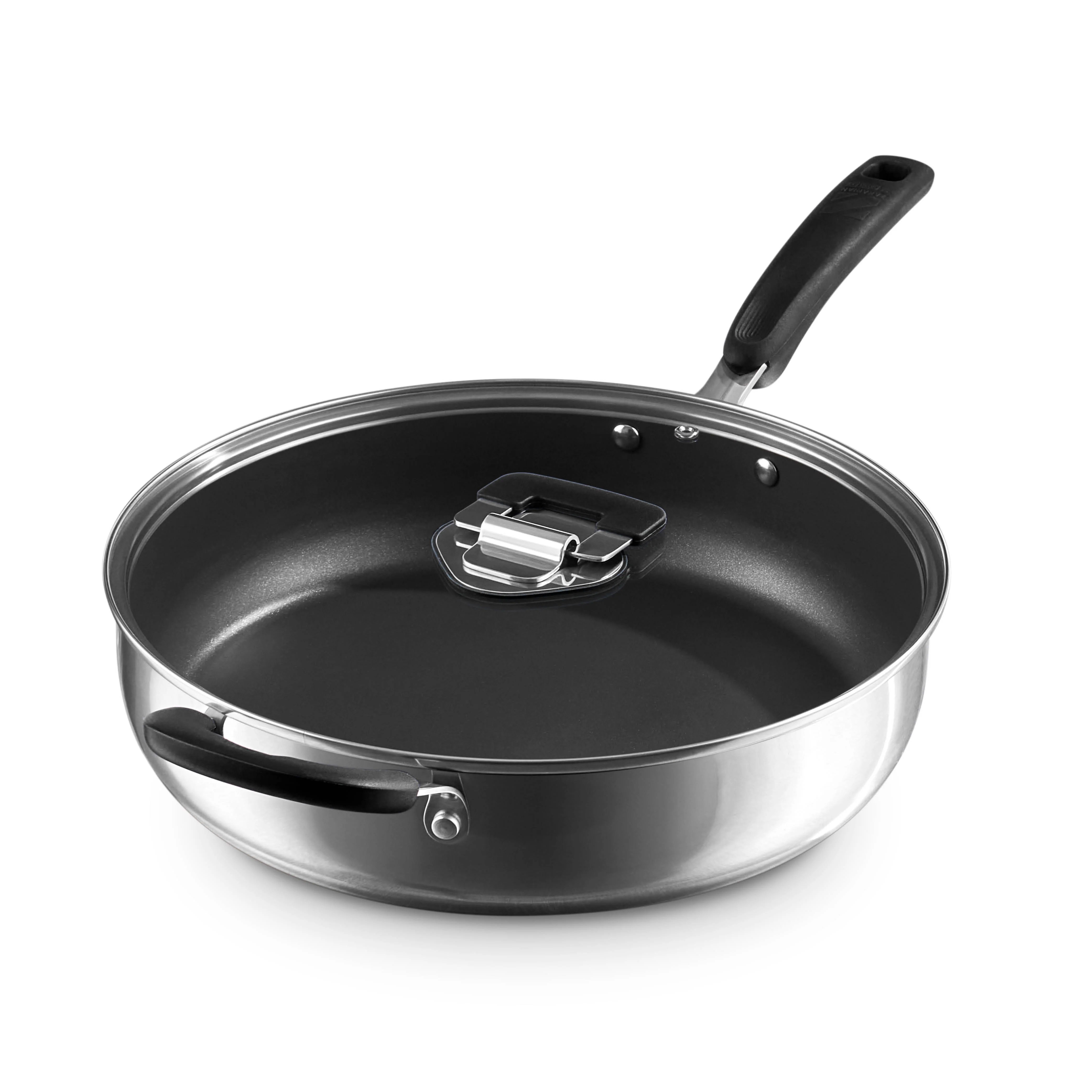Zakarian by Dash 5qt TruPro Stainless Steel Saute Pan with Lid - Image 8