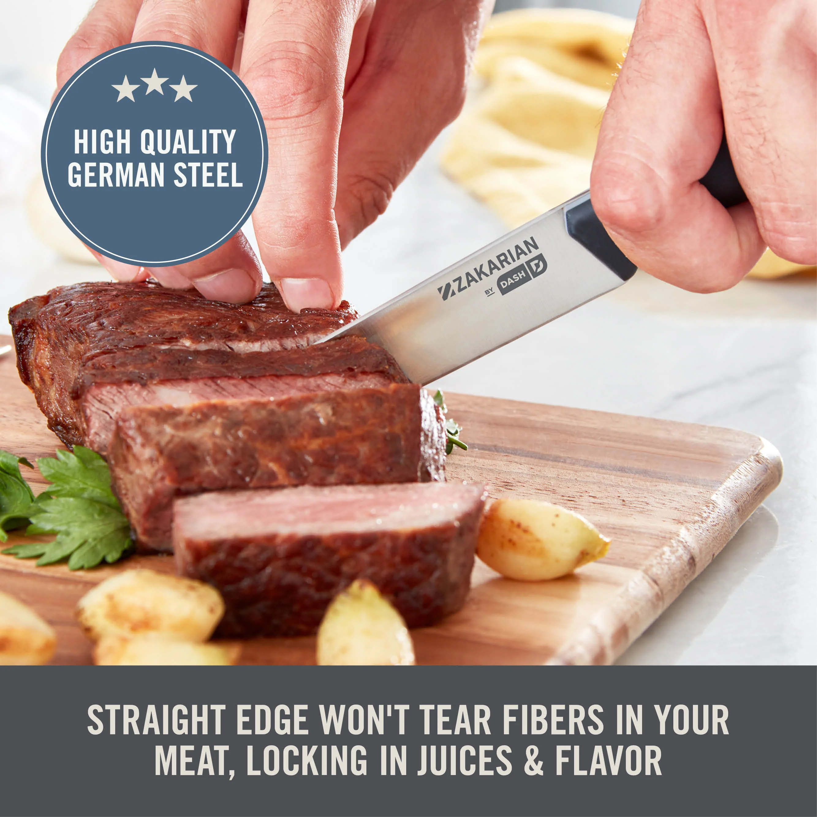 Zakarian by Dash 6 Piece Steak Knife Set - Image 3