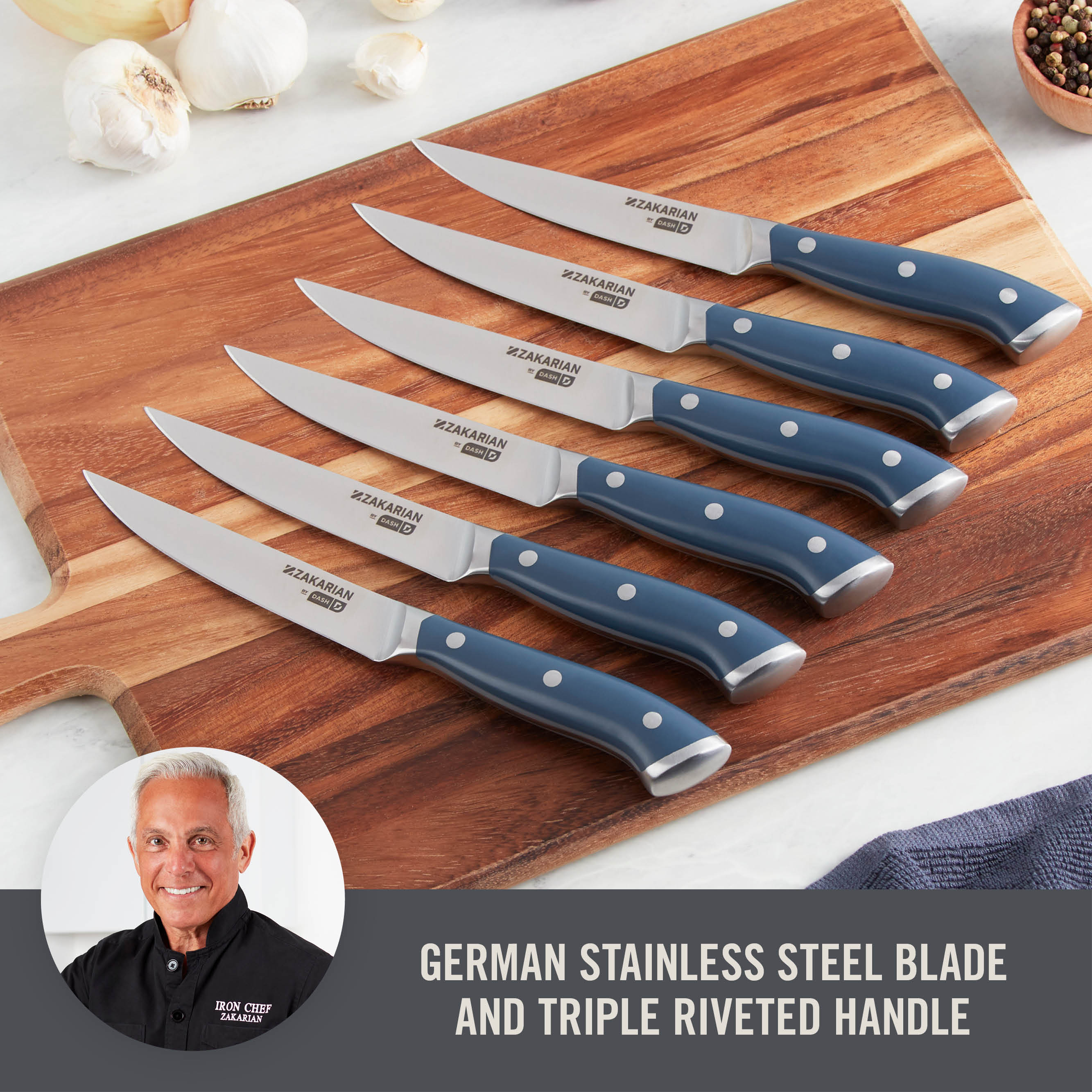 Zakarian by Dash 6 Piece Steak Knife Set - Image 7