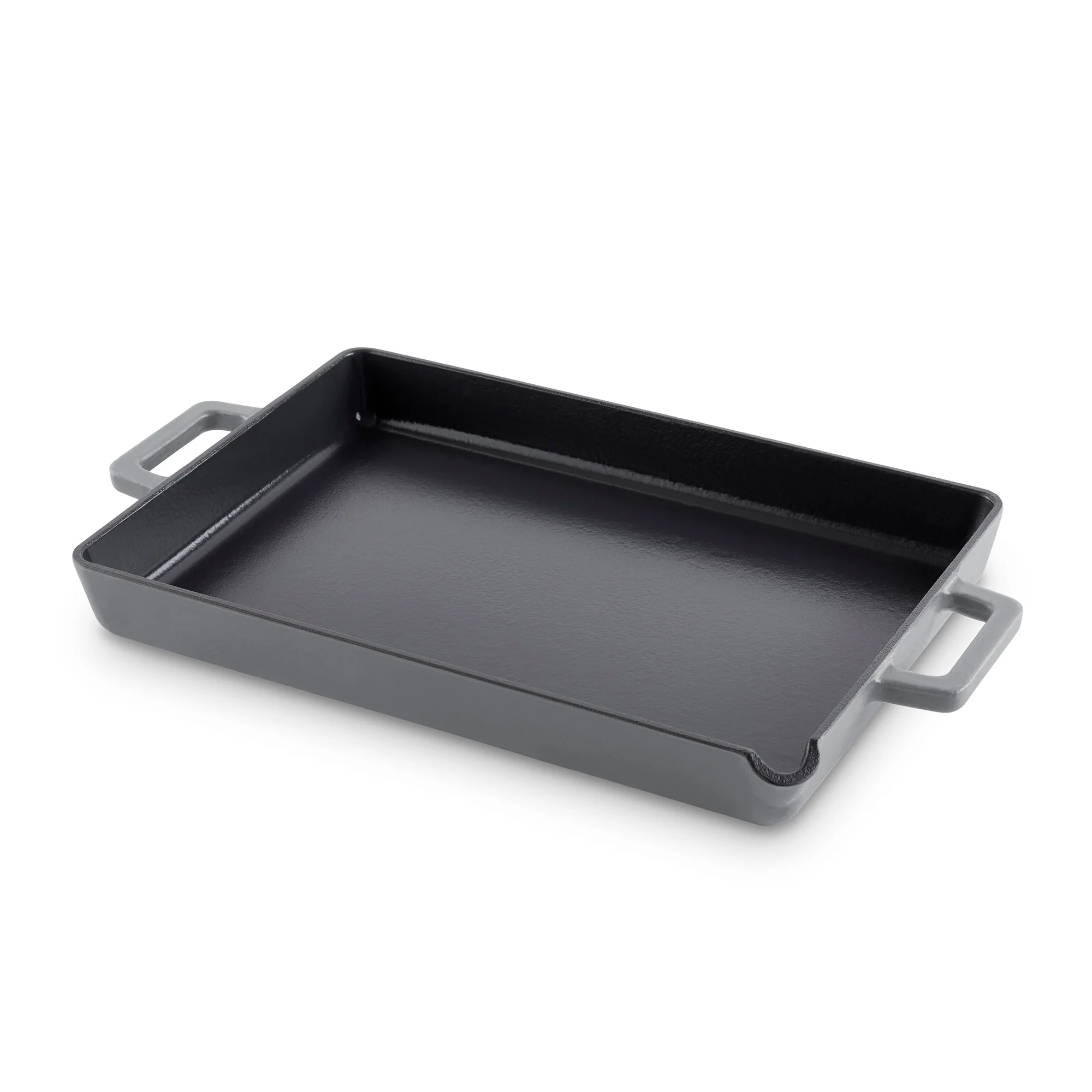 9"x13" Nonstick Cast Iron Pan with Pour Spout - Image 14